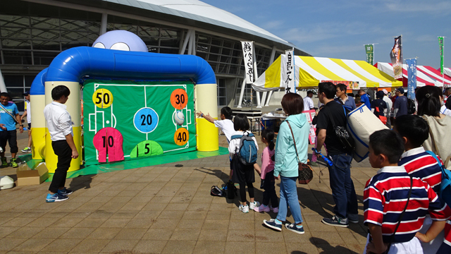 ラグビー体験アトラクション