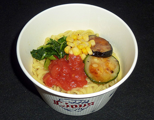 夏野菜の塩だれ麺