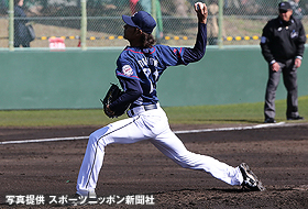 2番手で登板した誠投手