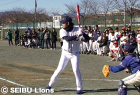 必見!牧田投手の打撃!!