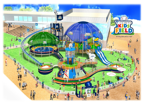 テイキョウキッズフィールドアトラクションマップ