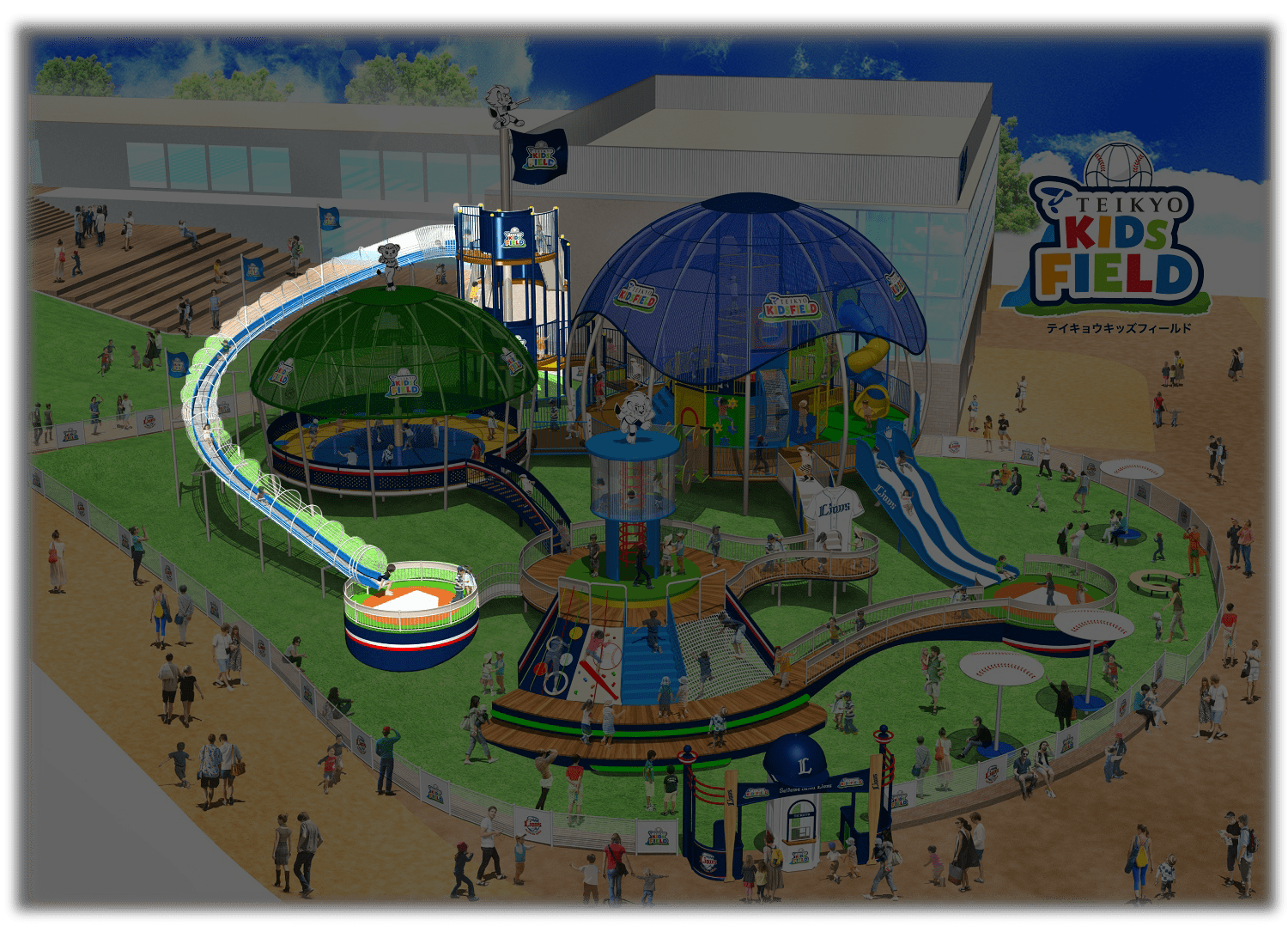 テイキョウキッズフィールドアトラクションマップ