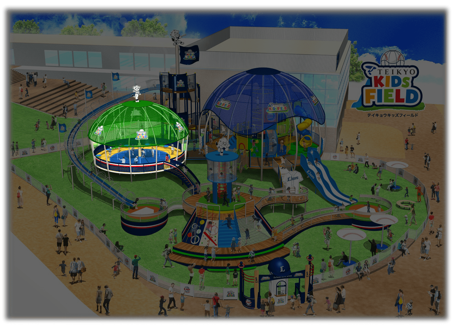 テイキョウキッズフィールドアトラクションマップ