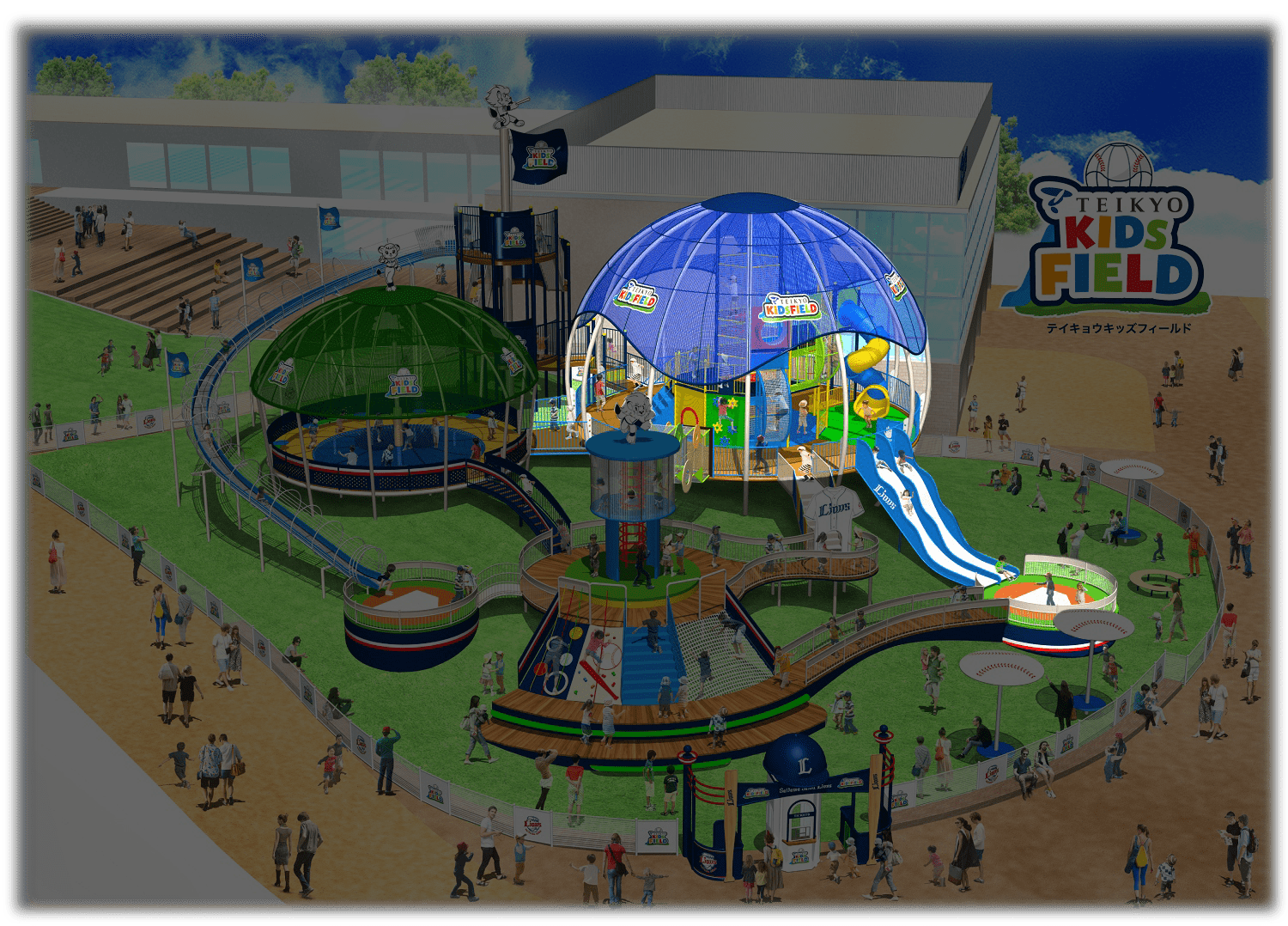 テイキョウキッズフィールドアトラクションマップ
