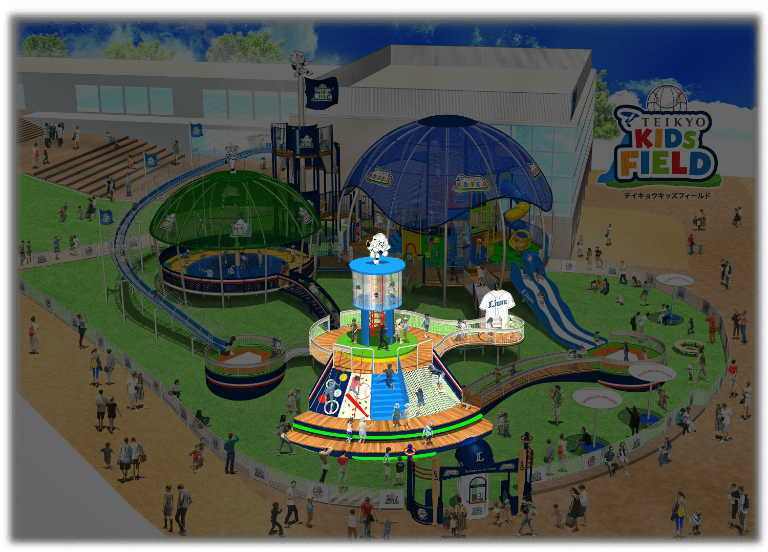 テイキョウキッズフィールドアトラクションマップ