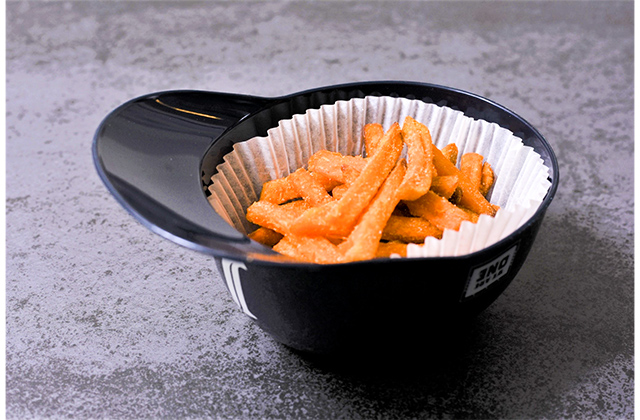 ヘルメットスイートポテトフライ