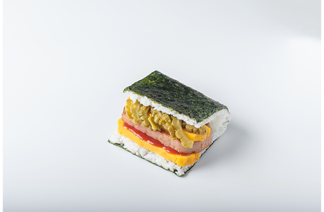 まけない飯 山川の厚切りスパム&タブルエッグ