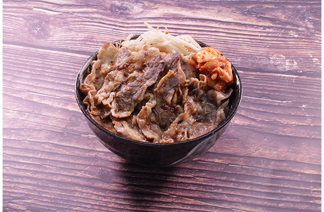 牛カルビ焼肉丼