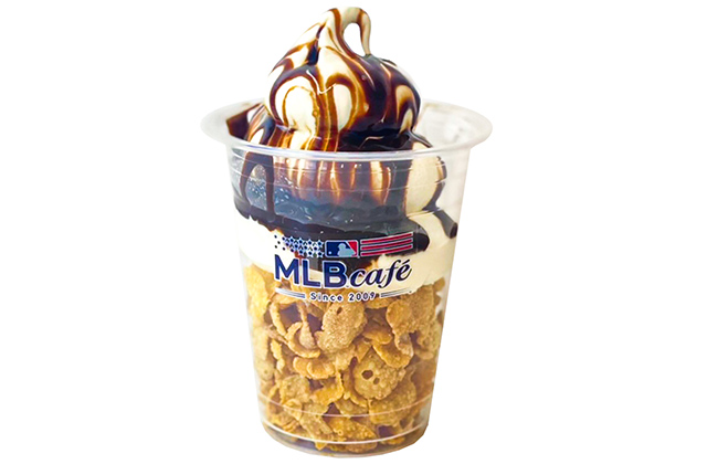 MLB café ミルキーソフト with チョコソース