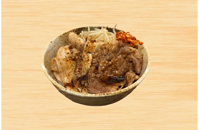 牛豚丼