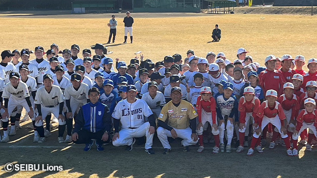 茨城県常陸大宮市で行われた野球教室の様子04