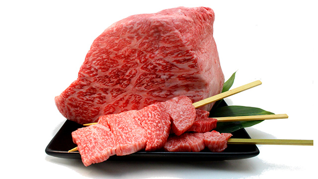 黒毛和牛仙台牛串 見本写真