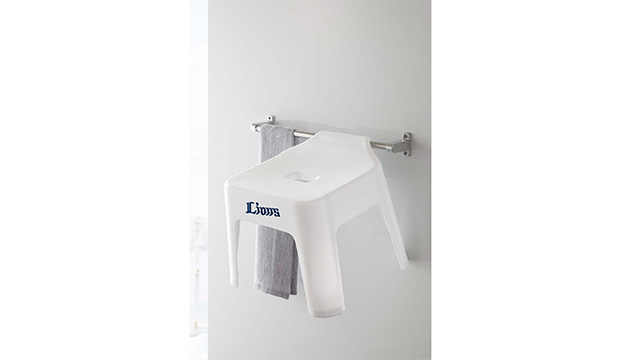  引っ掛け風呂イス【ホワイト/ブラック】