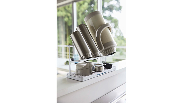 ワイドジャグボトルスタンド【ホワイト/ブラック】