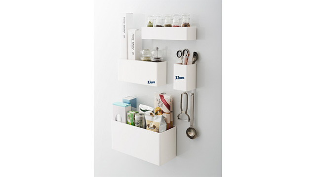  マグネットストレージセット【ホワイト/ブラック】