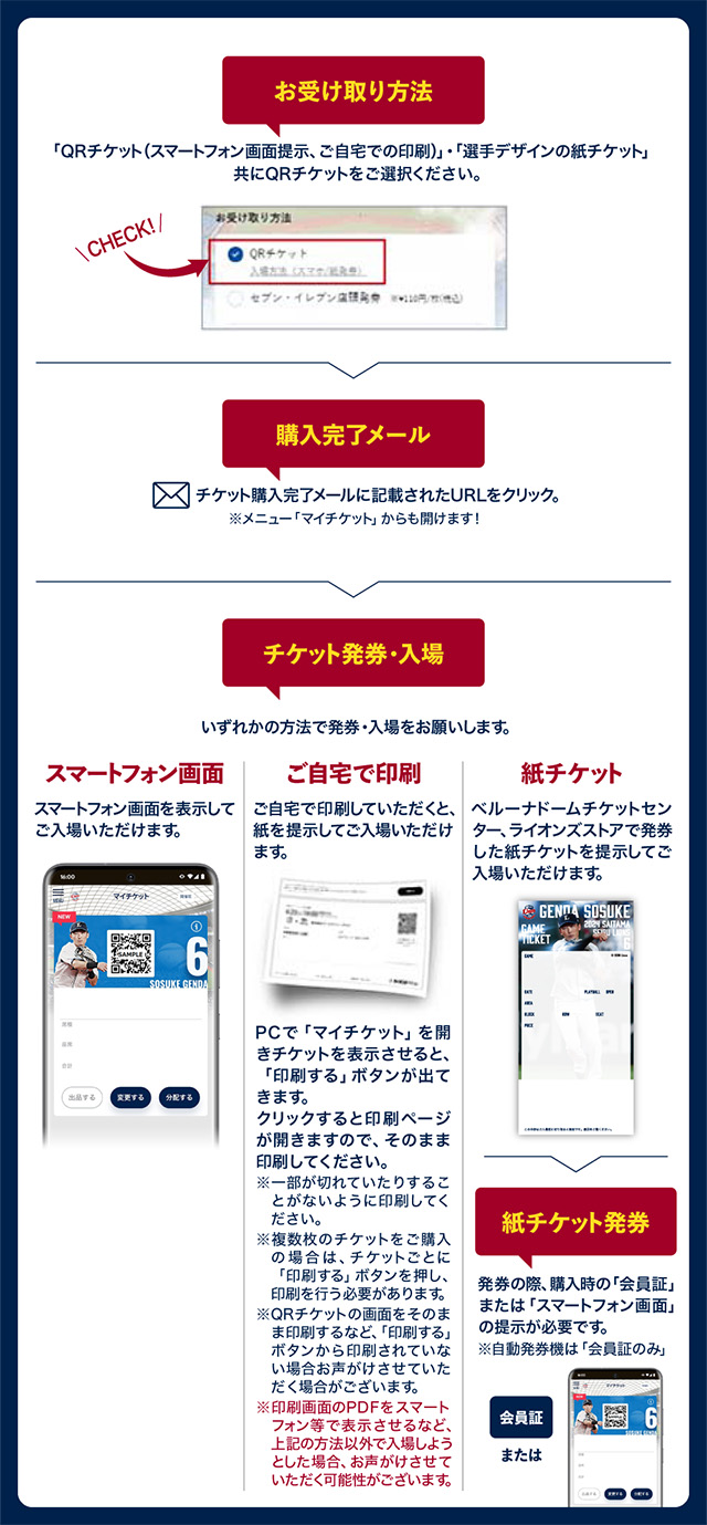2024シーズン紙チケットのデザインが決定！web購入でこの紙