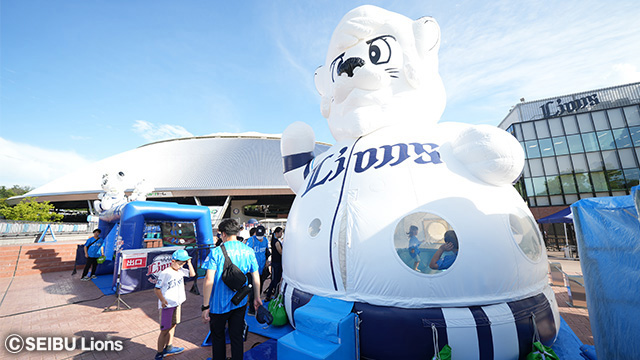 ふわふわアトラクションの様子