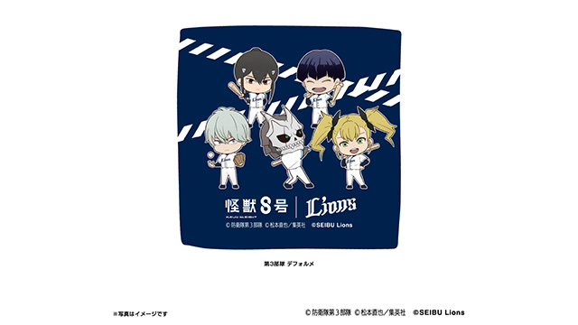 怪獣8号 西武ライオンズTシャツ Mサイズ デフォルメキャラ グッズ > アパレル > 【グッズ-Tシャツ】怪獣8号 （第3部隊