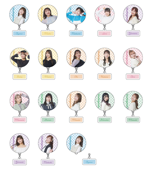 シークレット連結アクキー缶バッジ サンプル画像