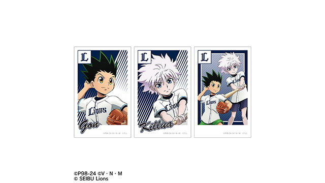 ゴン&キルア インスタントカメラ風イラストカード3枚セット