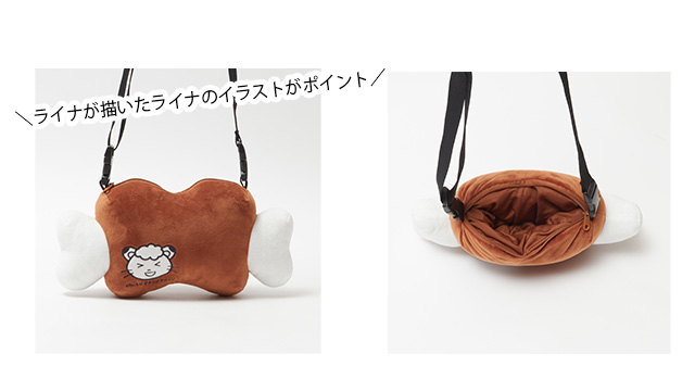 予約】ライナプロデュース おにくパクパクポシェット: バッグ
