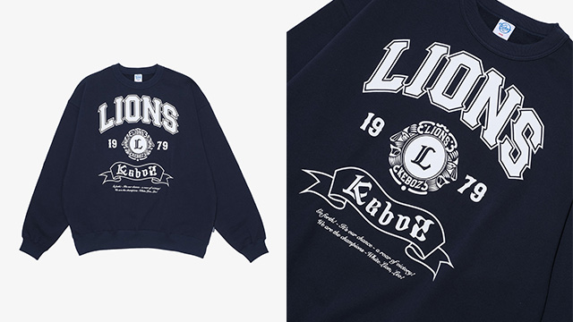 SWEAT CREWNECK NAVY【M/L/XL】