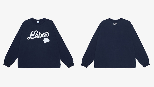 L/S TEE NAVY【S/M/L/XL】