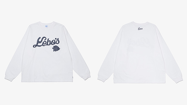 L/S TEE WHITE【S/M/L/XL】