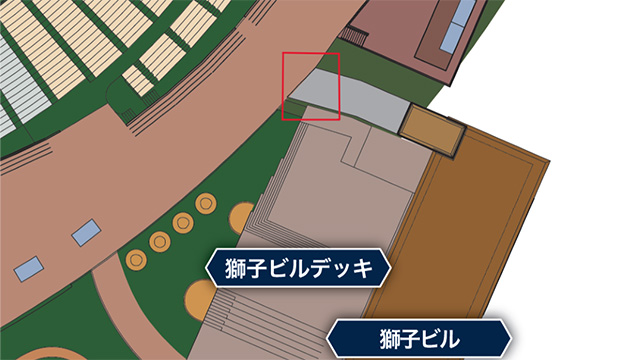 獅子ビル通用口マップ