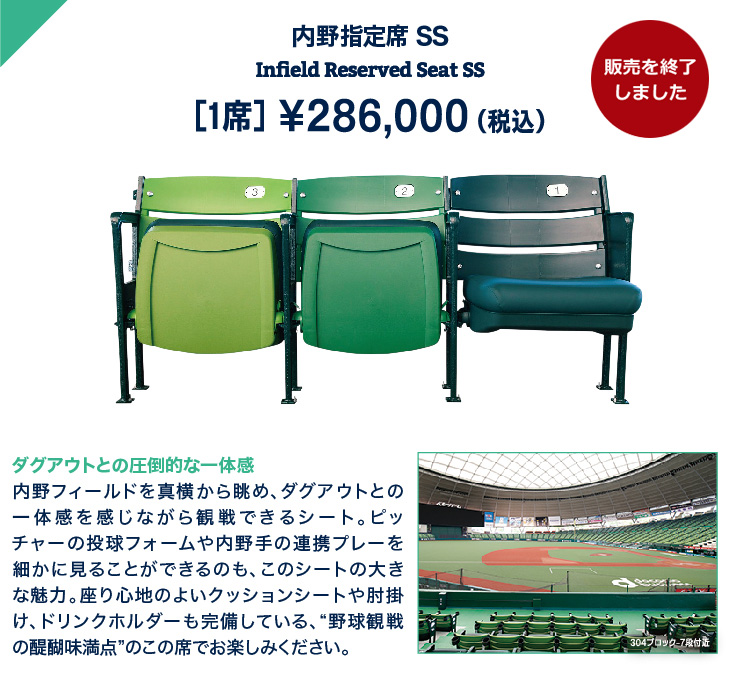内野指定席SS