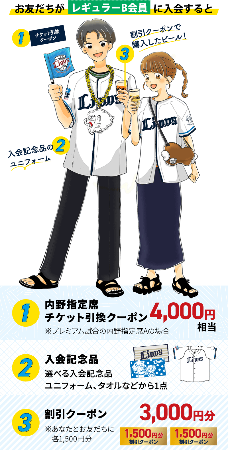 クーポンのご利用をお忘れなく！】ファンクラブ入会特典