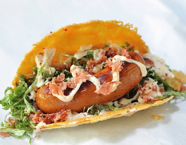 クリスピーチーズドッグ 850円