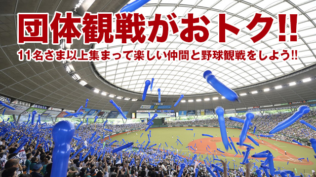 団体観戦チケット