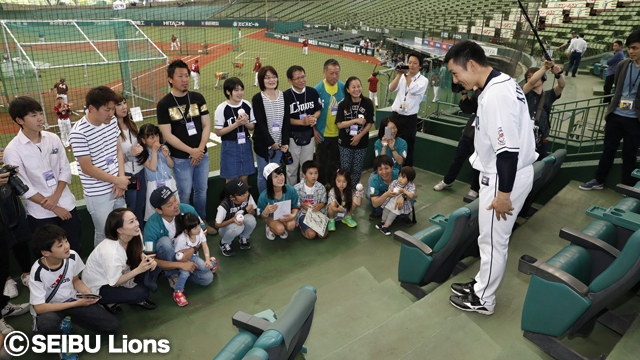 栗山巧選手 2018シーズン社会貢献活動