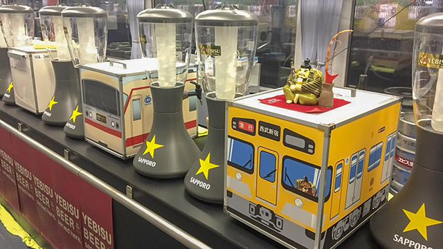 特設バーカウンターの様子