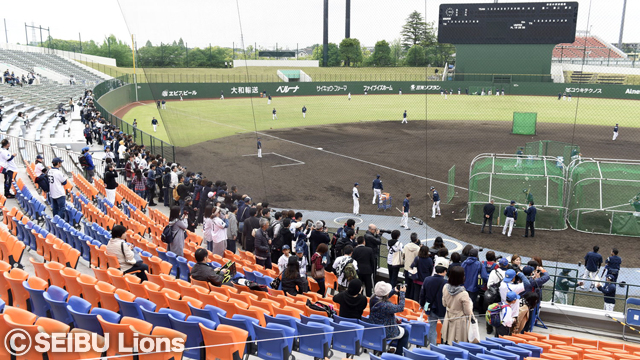 練習見学の様子