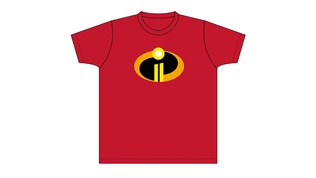 インクレディブル・ファミリーオリジナルTシャツ(非売品)