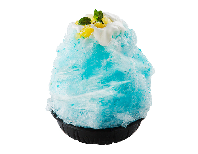 ライナSNOW「グレープフルーツとライチのブルーハワイwithカルピスホイップ」