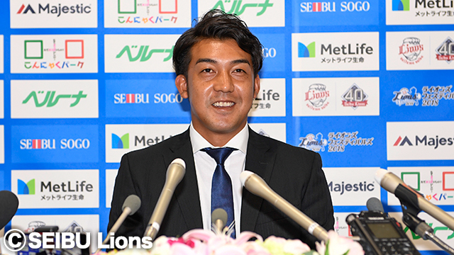 小川投手会見(1)