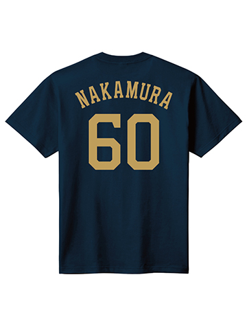 中村選手6試合連続本塁打記念Tシャツ(裏)