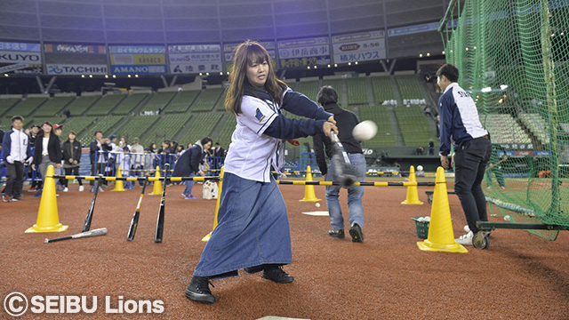 トスバッティング体験