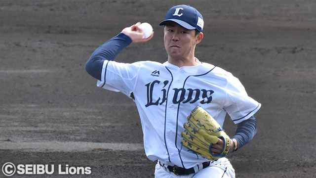 危なげない投球を披露した粟津投手