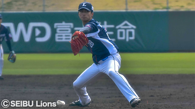 3者凡退に抑えるなど2回を無失点に抑えた森脇投手