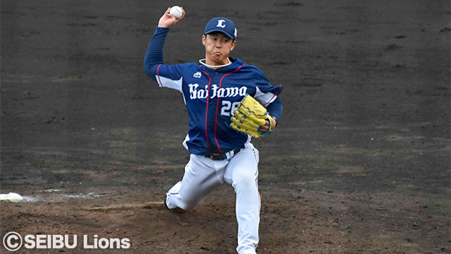 粟津投手は三振も奪うなど好投