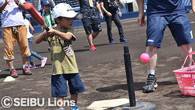 野球教室の様子1