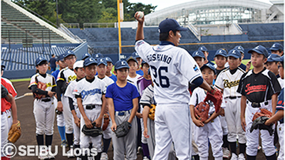 野球教室の様子3