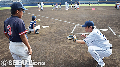 野球教室の様子4