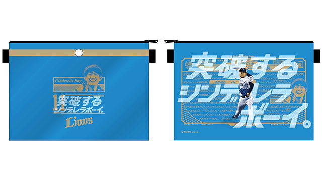 選手ポスター帆布ポーチ