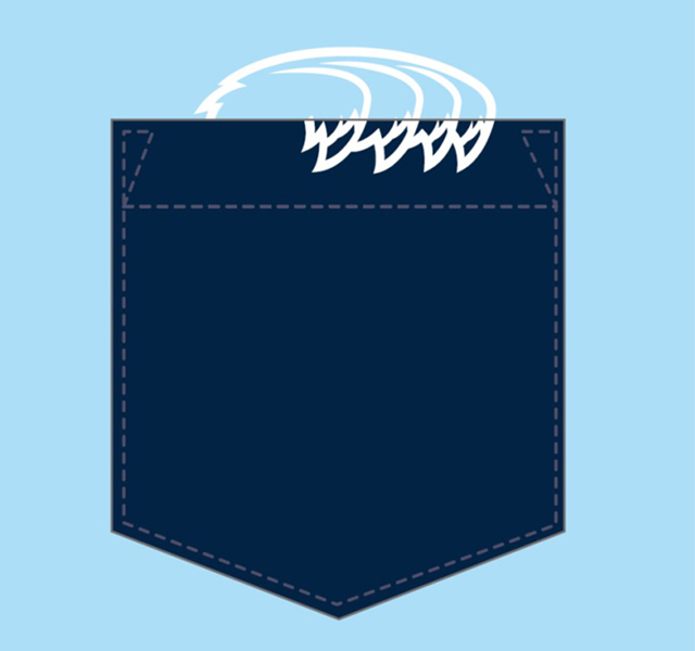 ライオンズTシャツ(ポケット)