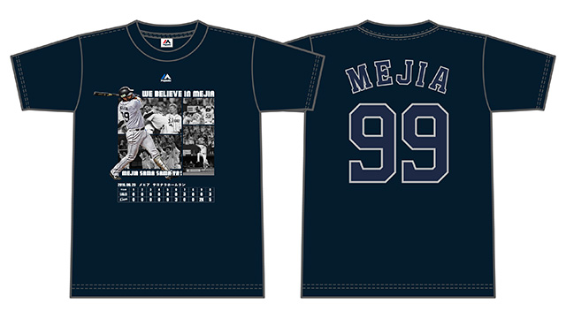 埼玉西武ライオンズ メヒア サヨナラヒット サヨナラ本塁打 記念Ｔシャツ M 9/24(火)～メヒア選手サヨナラ本塁打記念Tシャツ オンライン限定